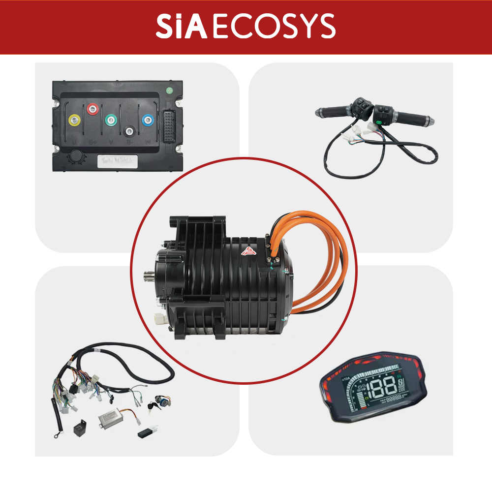 Mid Drive Motor Kit 72V 3000W - Kit de motor central QSMOTOR QS138