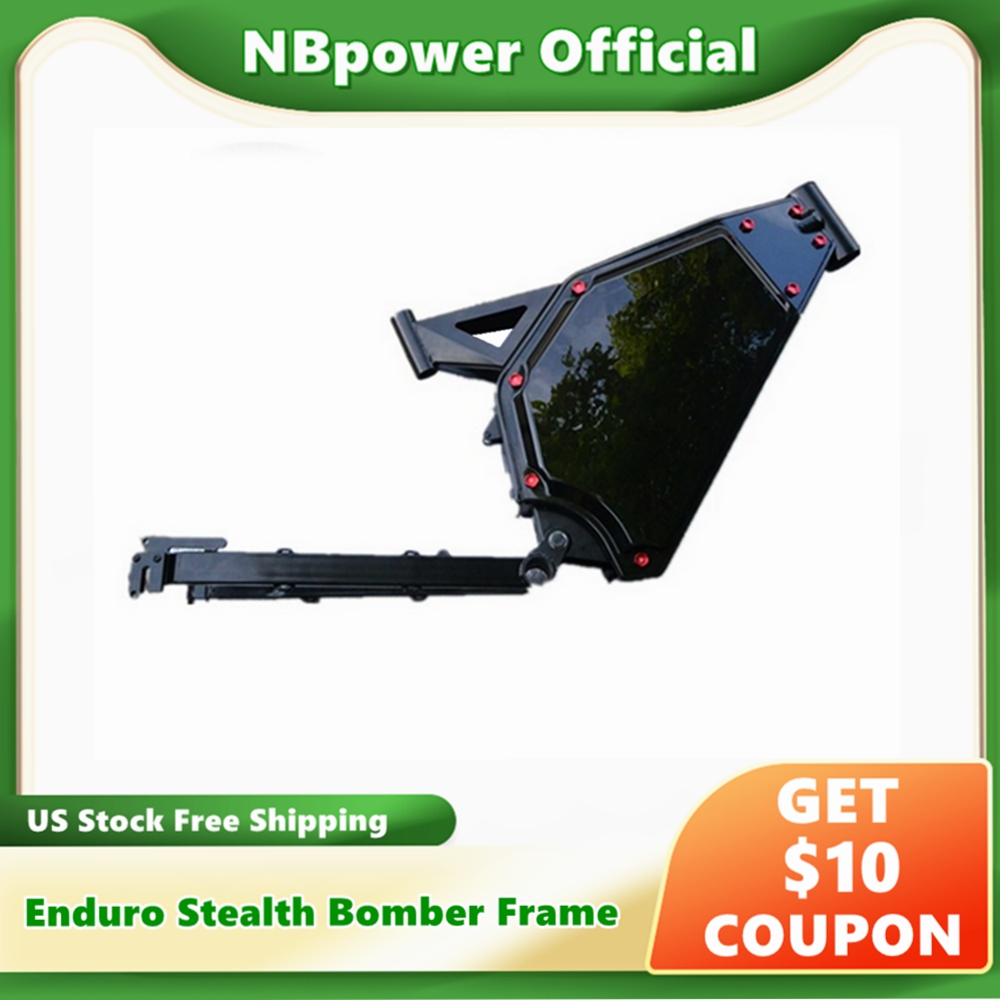8000W Stealth Bomber Ebike - Quadro preto do bombardeiro do discrição