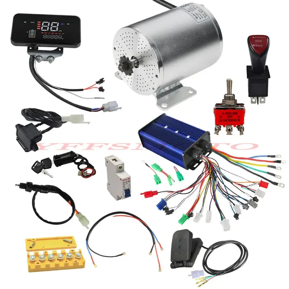 72V 5000W Electric Motorcycle - Motor sem escova 72v 3000w my1020