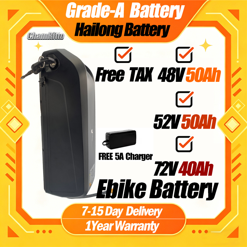 60V 30Ah Electric Scooter Battery - Bateria para Ebike 48V 50AH 52V
