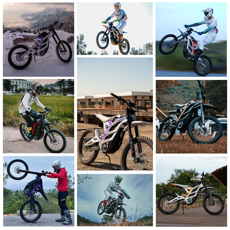SXLL 79 Moto Elétrica 72V 35Ah - 72V 12000W Electric Dirt Bike avaliação e preço
