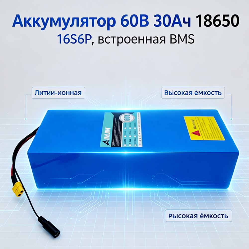 Bateria de íon de lítio de alt - 60V 30Ah Electric Scooter Battery avaliação e preço