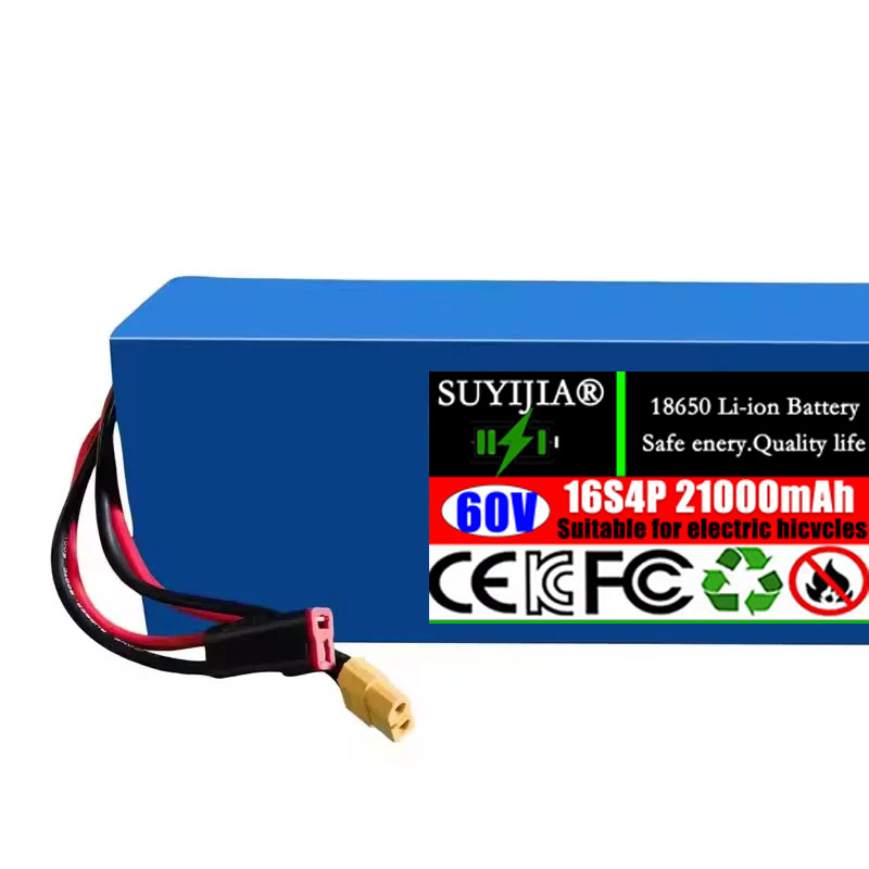60v 21ah novo 18650 16s4p 1800 - 60V 30Ah Electric Scooter Battery avaliação e preço