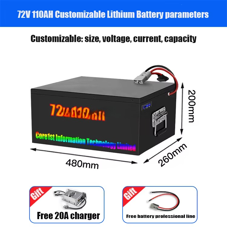 Bateria Lifepo4 de 72 Volts 72 - 72V 60Ah Lifepo4 Battery Pack avaliação e preço