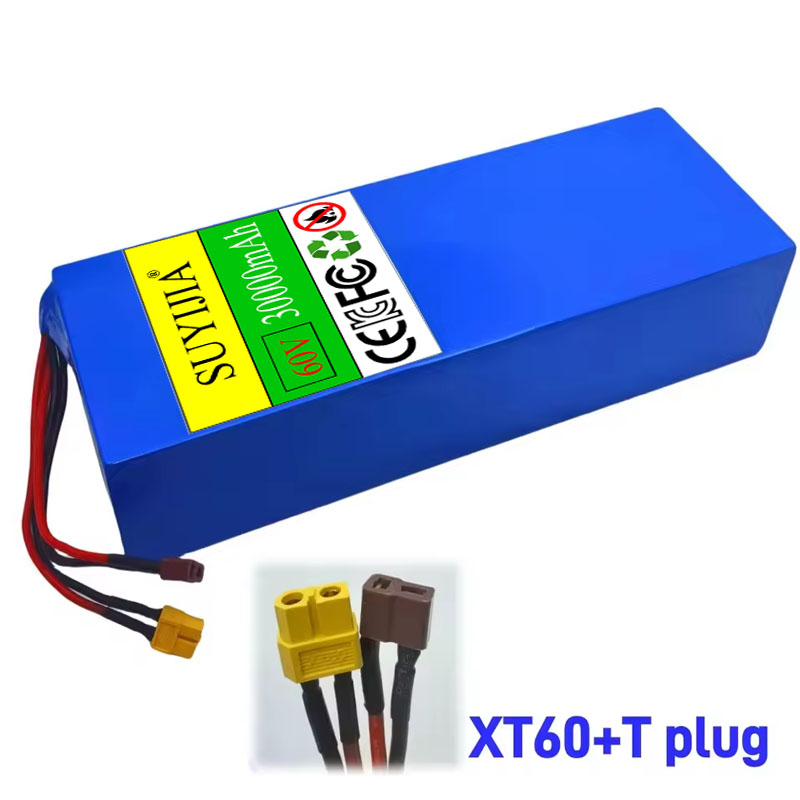 Bateria 16S5P 60V 30000mAh 186 - 60V 30Ah Electric Scooter Battery avaliação e preço