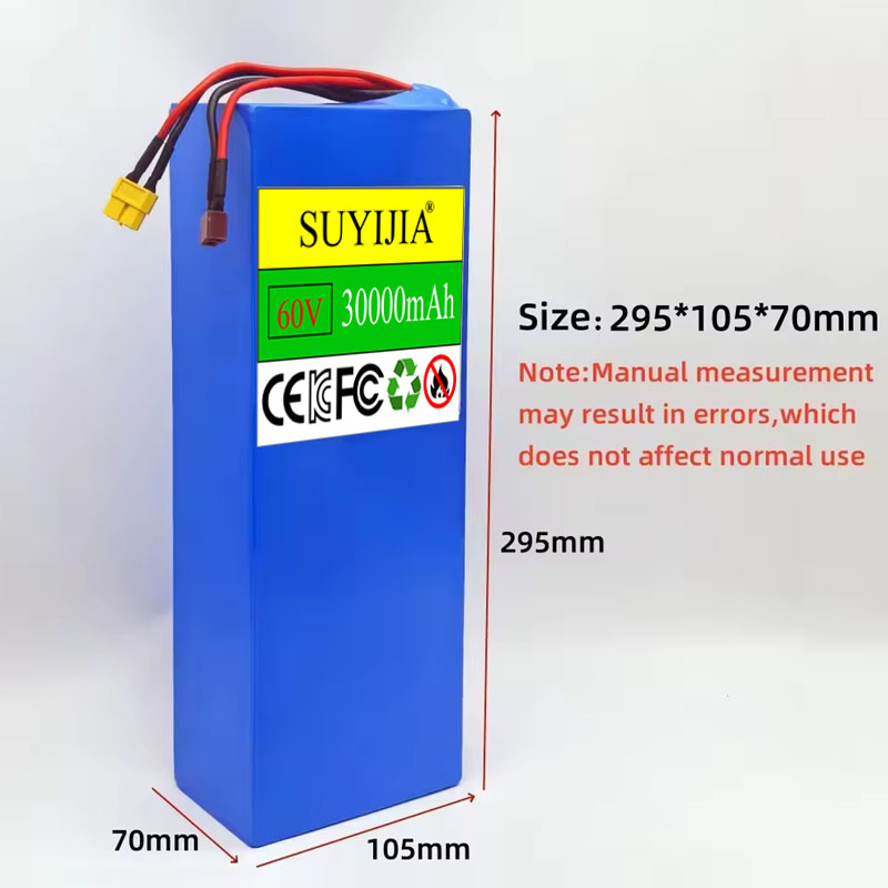 Bateria 16S5P 60V 30000mAh 186 - 60V 30Ah Electric Scooter Battery avaliação e preço