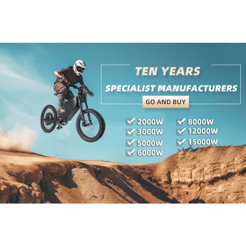 Bicicleta Elétrica de Alto Des - 72V 12000W Electric Dirt Bike avaliação e preço
