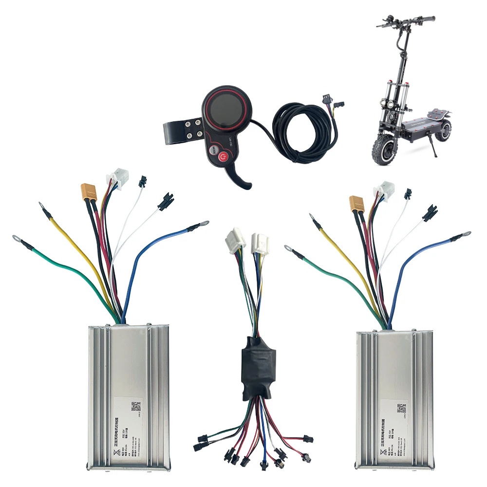 YunLi 60V 45A 50A 5600W 6000W  - 60V 5600W Dual Motor Electric Scooter avaliação e preço