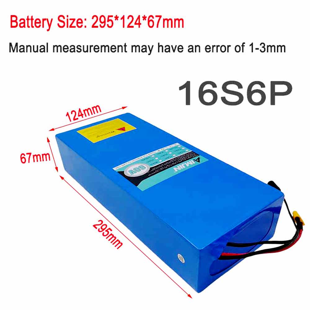 Bateria de íon de lítio 16S6P  - 60V 30Ah Electric Scooter Battery avaliação e preço